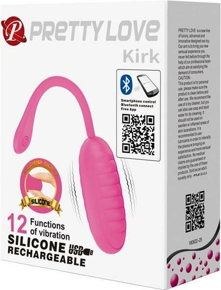 Actual product image Lovetoy PRETTY LOVE -Kirk, 12 vibration functions Mobile APP remote control