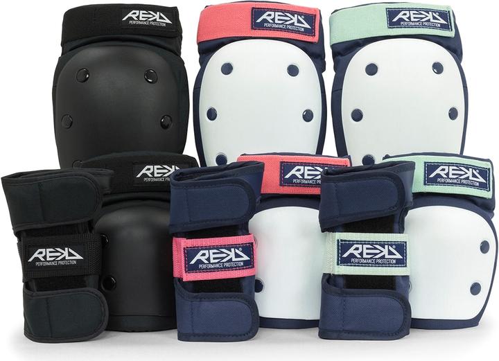 Immagine prodotto Rekd Heavy Duty (L, Protezioni per i polsi, Ginocchiera, Protettori gomito, Esemplare unico)
