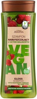 Joanna Vegan Gloss Shampoo polishing shampoo with raspberry vinegar 300ml (300 ml, Flüssiges Shampoo)