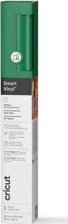 Immagine prodotto Cricut Vinylfolie Smart Permanent 33 x 91.4 cm, 1 Stück, Grün