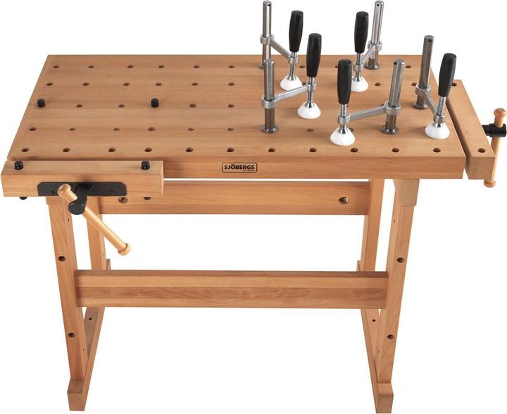 Immagine prodotto Sjobergs Morsetto di serraggio Sjbergs foro di serraggio 19 mm per banco da lavoro Scandi Plus 1425 e 1825 (19 mm)