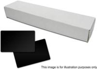 Produktbild Evolis PVC-U plastic cards, 500 pcs. 30 mil, mat blank black