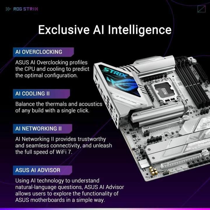 Produktbild ASUS ROG STRIX Z890-A GAMING WIFI (LGA 1851, Intel Z890, ATX)