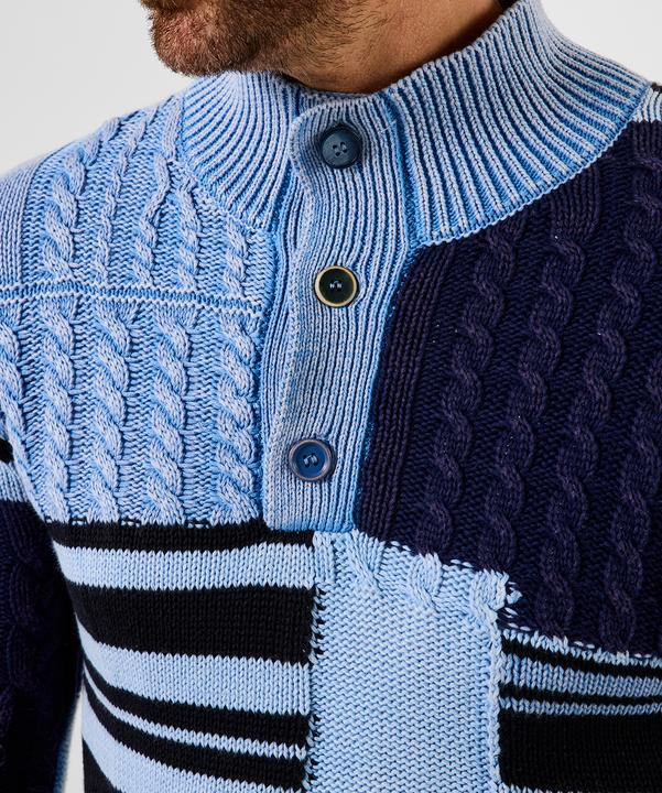 Image du produit Joe Browns Patchwork Cable Funnel Knit (3XL)