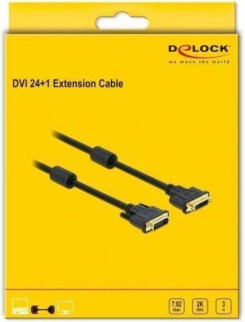 Produktbild Delock Dvi — Dvi (3 m, DVI)