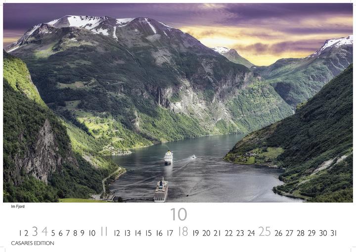 Produktbild Hurtigruten 2026 L 35x50cm (35 x 50 cm)