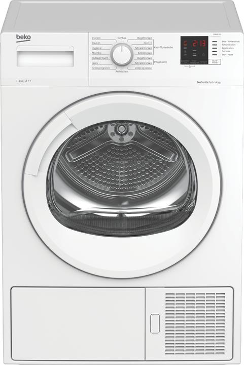 Produktbild Beko MDA Wrmepumpentrockner 54 cm tief DS843F3G0 (8 kg, Rechts)