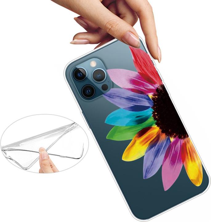 Image du produit Ueli Express iPhone 14 Pro Max Super Slim Caoutchouc Housse Fleur colorée (Apple iPhone 14 Pro Max)