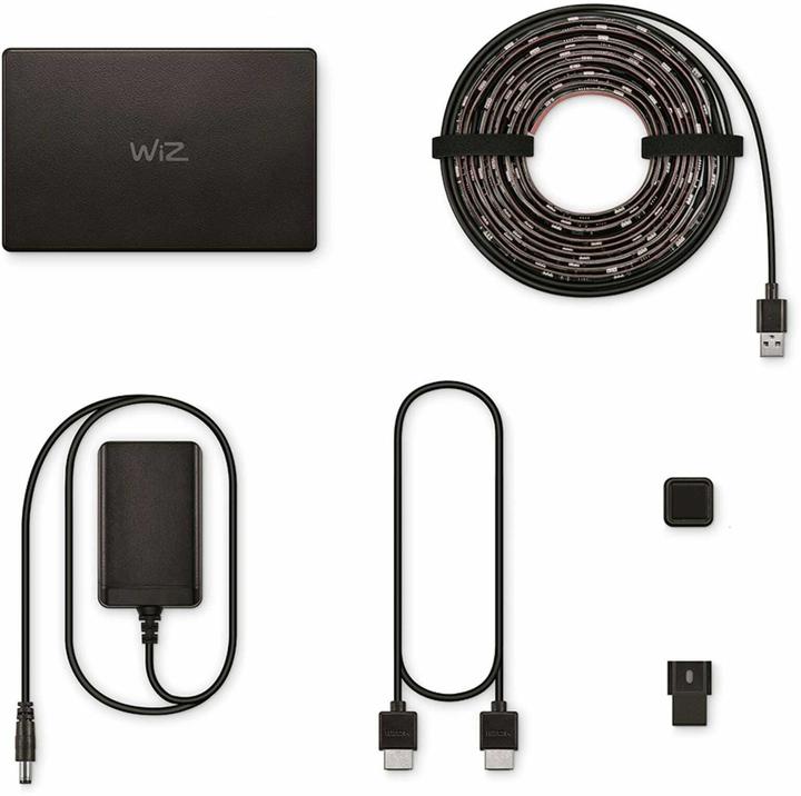 Produktbild WiZ HDMI Sync Box + Lightstrip 75 bis 85 Zoll (Mehrfarbig, 340 cm, Indoor)