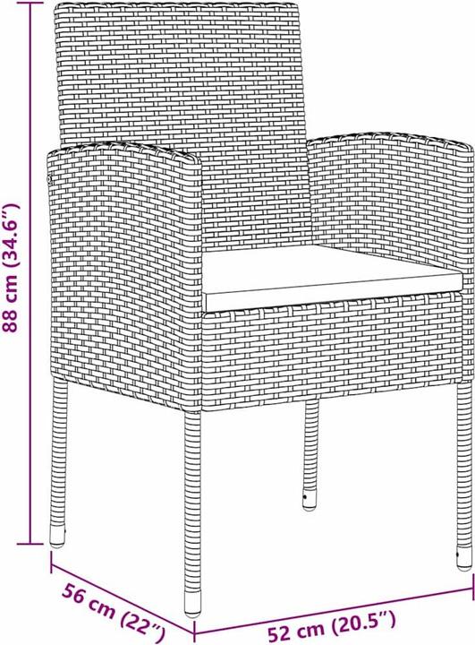 Produktbild vidaXL Gartenstuhl