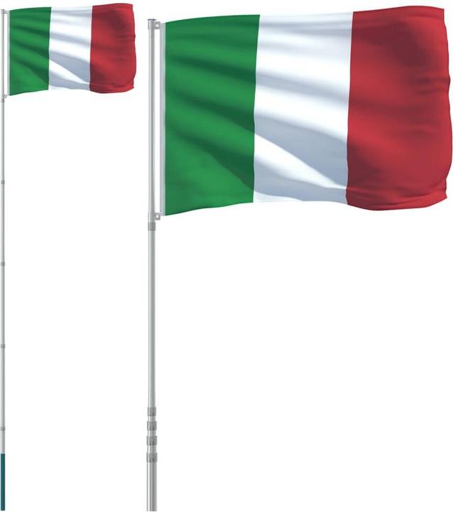Produktbild vidaXL italienische Flagge (90 x 150 cm)