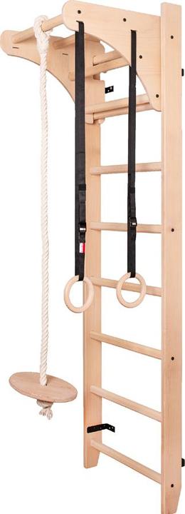 Immagine prodotto BenchK Barre a muro 112 con barra per trazioni, corda e anelli