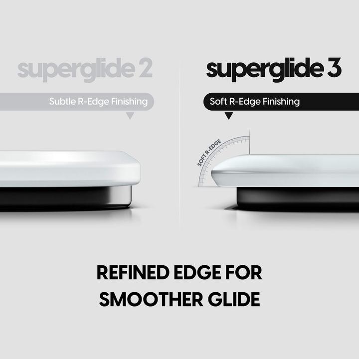 Actual product image Pulsar Superglide V3 Glass Pad Type-S - Large - Hvid (L)