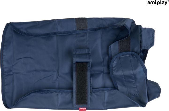 Actual product image amiplay Raincoat Bristol Beagle 48cm Navy Blue (48, Dog coat)