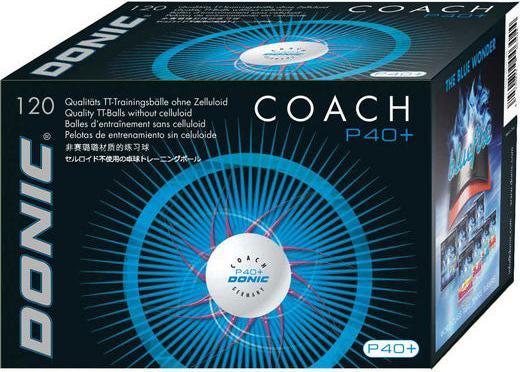 Actual product image Donic Schildkröt Training ball Donic Coach P-40+** Cell-Free