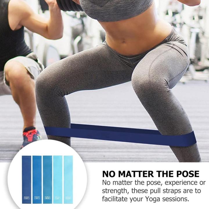 Actual product image Cbx Fitnessband, Widerstandsbänder, Resistance Bands, Gymnastikband, 5 Stück (0.30 m, Medium)