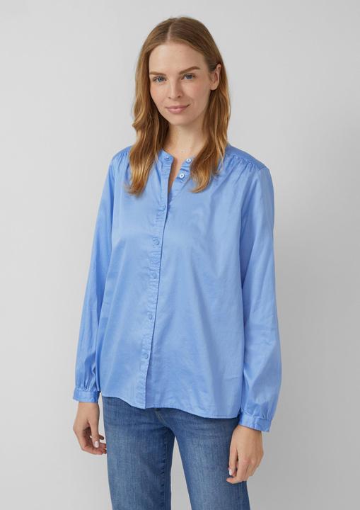 Immagine prodotto s.Oliver Bluse Stehkragen-Bluse aus leichtem Baumwoll-Satin (42)