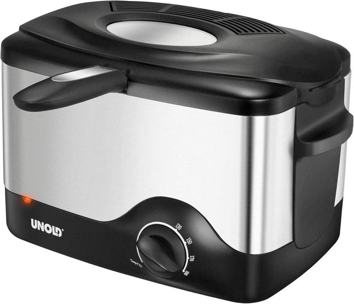 Unold Fritteuse Kompakt mit Aktivkohlefilter