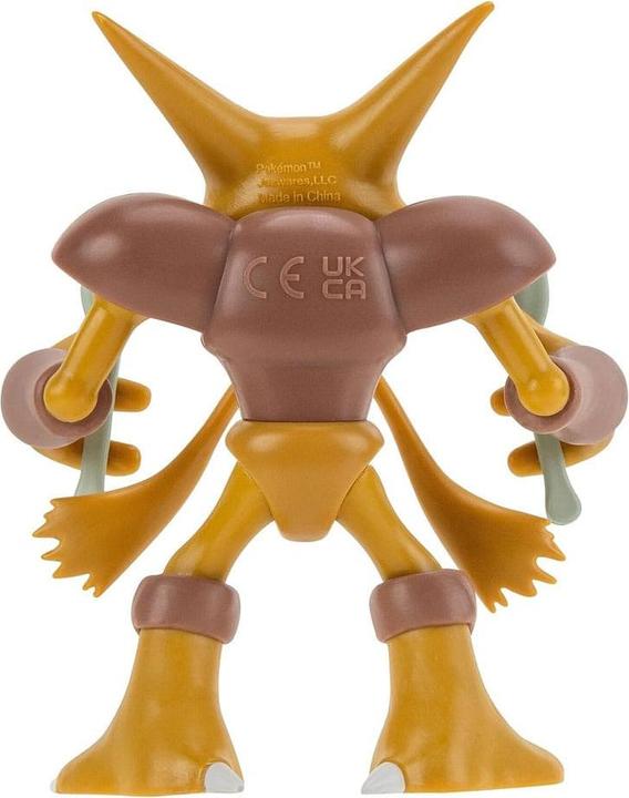 Actual product image Jazwares Pokémon Battle Feature Figure Alakazam 11 cm