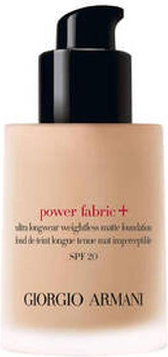 Actual product image Giorgio Armani Power Fabric + Longwear High Coverage Foundation ( 3 ) (Camel)