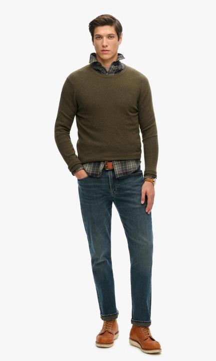 Actual product image Superdry Essential Slim Fit Crew Jumper (L)