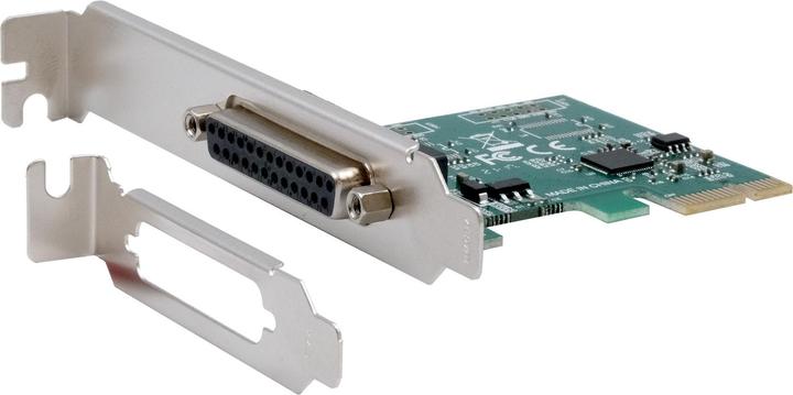 Produktbild Exsys PCIe-Karte 2P Parallel EPP/ECP inkl.LowProfilB?gel,ASIX Chipsatz
