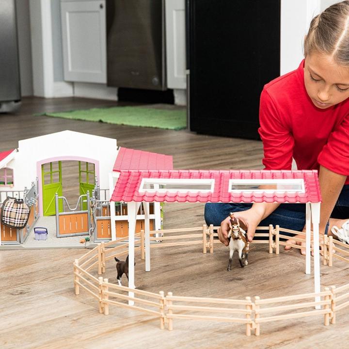 Produktbild Schleich Reiterhof mit Reiterin und Pferden