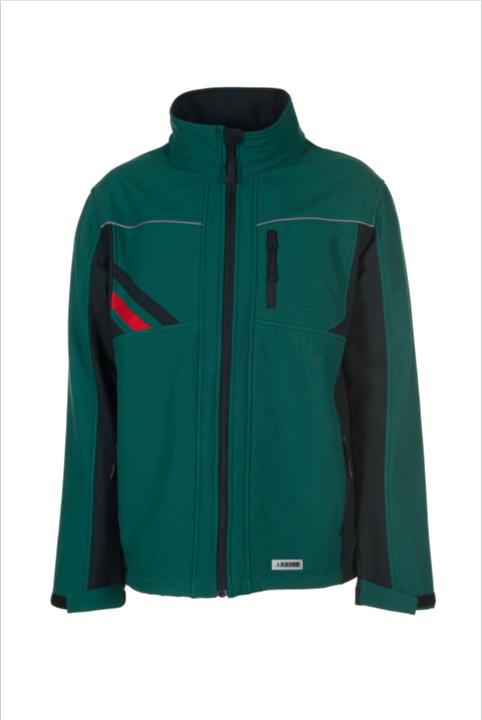 Produktbild Planam Softshelljacke grün/schwarz/rot S M (M)