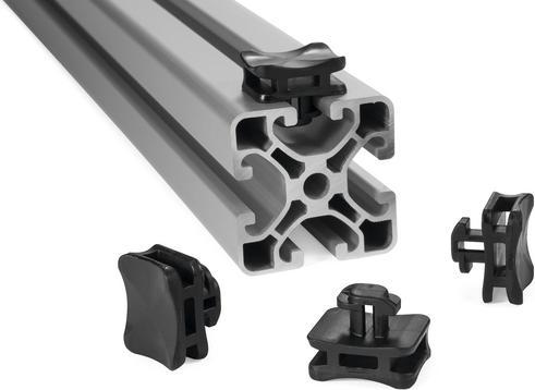 Immagine prodotto HellermannTyton ACFM5W8PT4,5 Base per fascette di cablaggio Guida profilo 151-03245 resistente agli urti Nero 25 pz. (17.50 mm, 25 pz.)