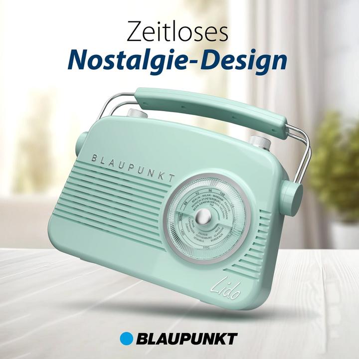 Actual product image Blaupunkt Nostalgic radio with DAB+ | LIDO VDR 10 (DAB+, Bluetooth)