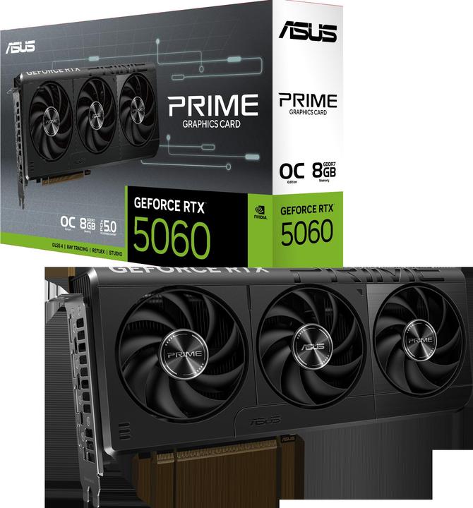 Actual product image ASUS Prime GeForce RTX 5060 OC (8 GB)