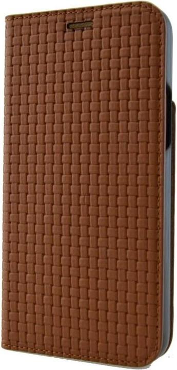 Produktbild Mike Galeli Book-Cover aus Echtleder Enzo almond (Apple iPhone 12 mini)