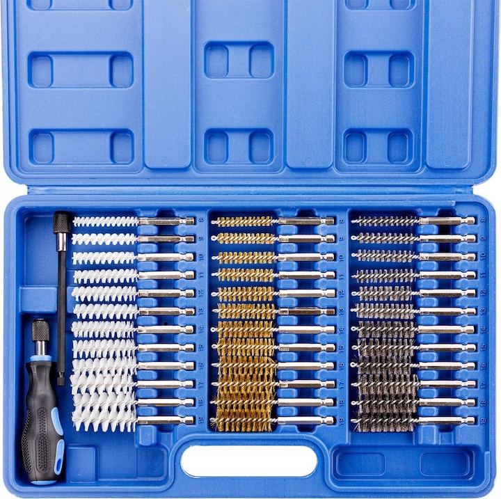 Actual product image Dema Hole brush set / Drill hole brushes 38 pcs. 8-19 mm