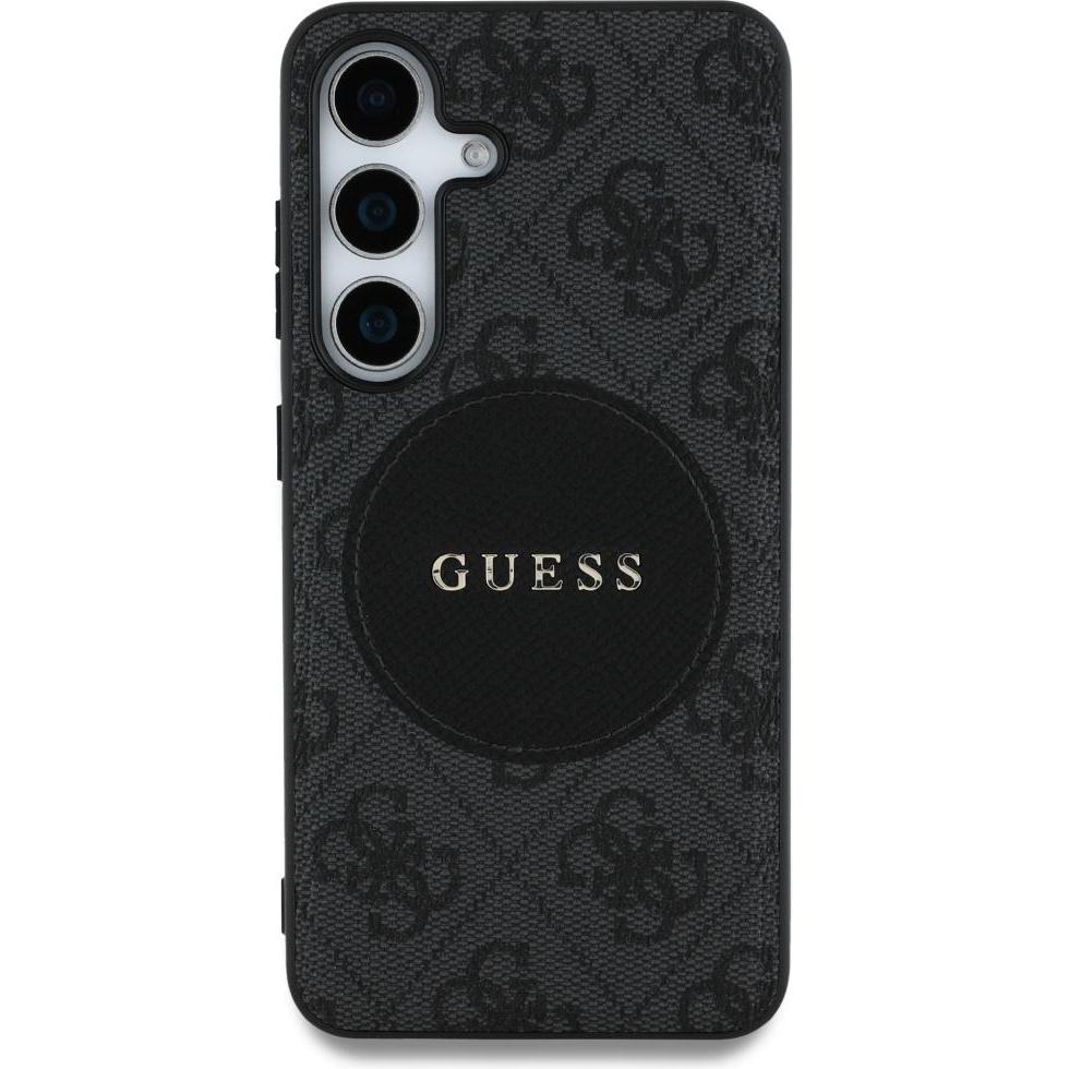 Thumbnail - Guess Etui 4G Round Patch Classic Logo MagSafe do Samsung Galaxy S25 czarny (Samsung Galaxy S25), Smartphone Hülle, Schw...