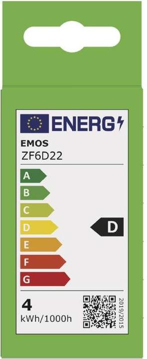 Energie-Label Emos LED Lampe (E27, 470 lm, 1x)