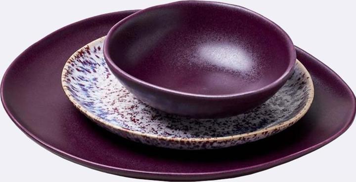 Chic.Mic Chic Mic Geschirr Set Hortensia 3-teilig, Weiss/Lila (3x)