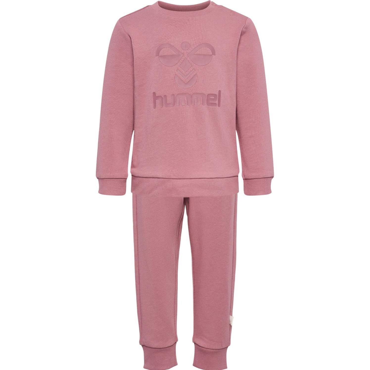 hummel, Jungen, Hosen, Hmlarine Crewsuit, Pink, (98)
