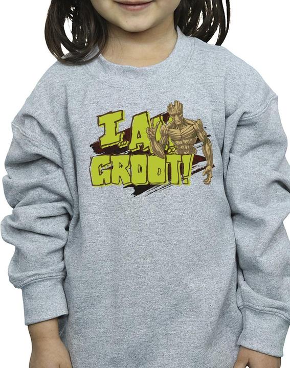Produktbild Guardians of the Galaxy I Am Groot Sweatshirt Mädchen (116)