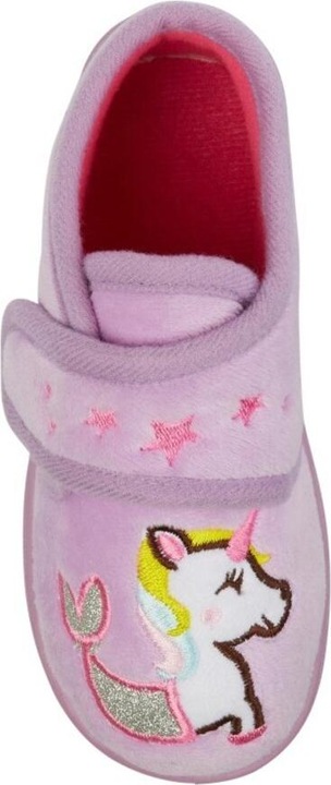 Actual product image Universal Textiles Girls Slippers Mystique Unicorn (28)