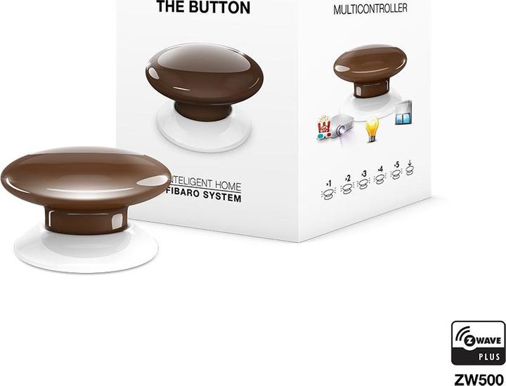 Produktbild Fibaro The Button braun
