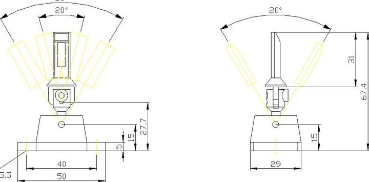 Produktbild Siemens Auslöser,robust,Universalradius,67mm