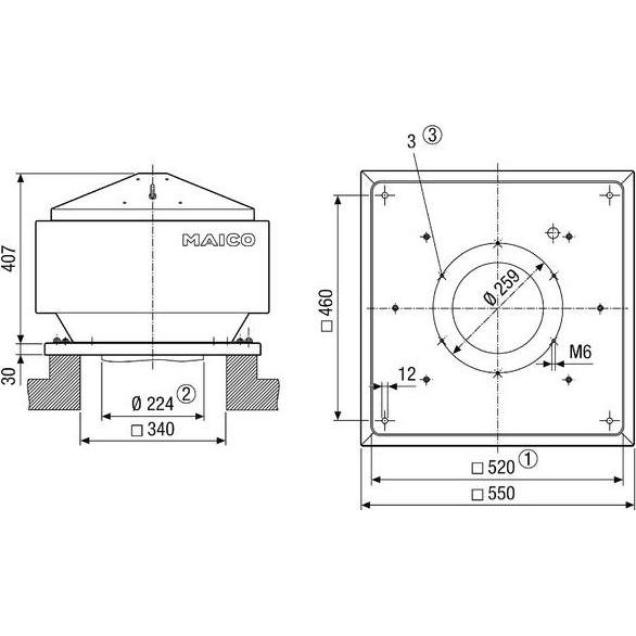Thumbnail - Maico, Belüftungsventilator, MDR 22 EC