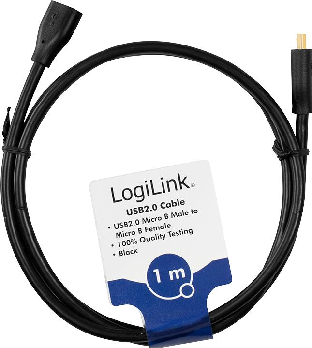 Image du produit LogiLink CU0121 (1 m, USB 2.0, 2.50 W)