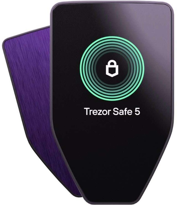 Image du produit Trezor Coffre-fort 5 - Violet Ore (Bitcoin, Autrui, Dogecoin, Ethereum Classic)