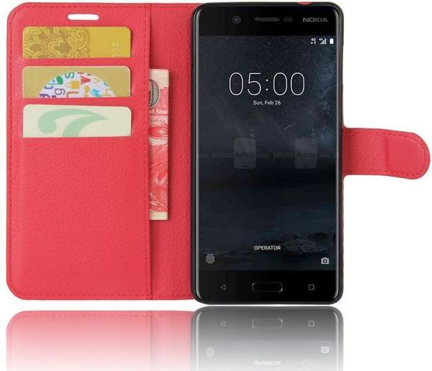 Actual product image MU Classic Litchi leather cover (Nokia 5)