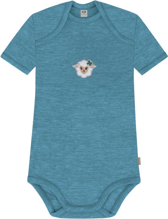Actual product image Normani Baby merino bodysuit short sleeve "Tauranga" - 9301 (98)