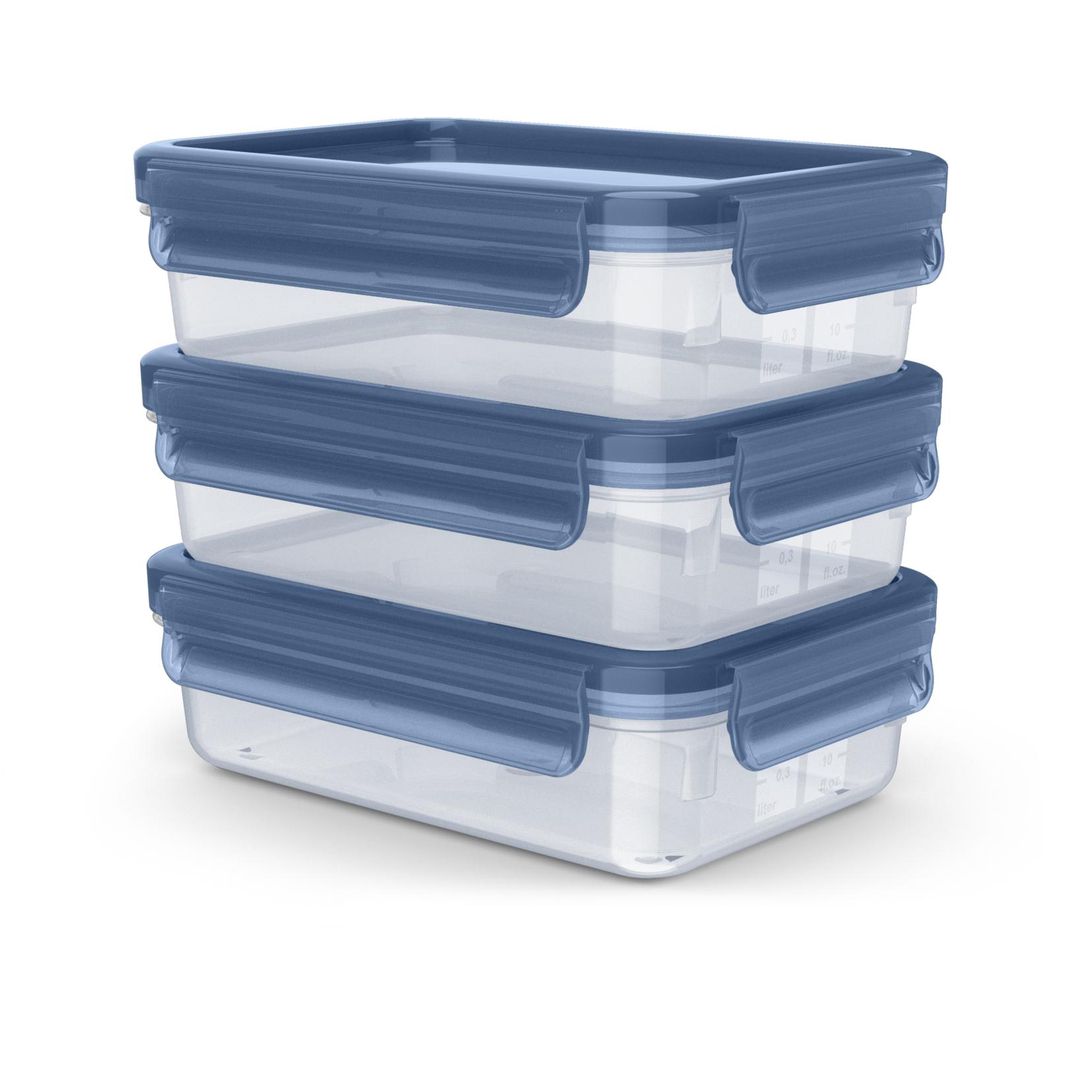 Emsa Frischhalted.C&C Eco 0,8l 3er, Vorratsbehälter, Transparent