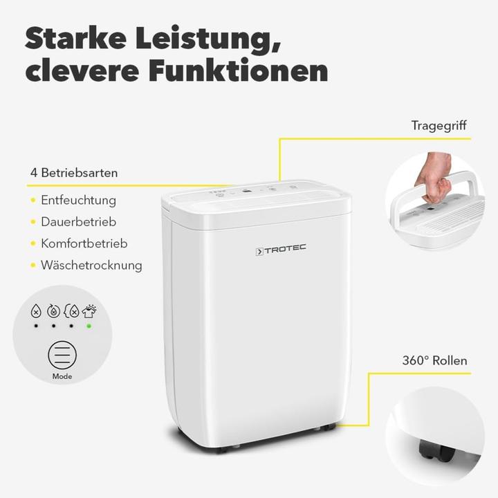 Actual product image Trotec Elektrischer Raumentfeuchter TTK 27 E (15 m², 12 l/24h)