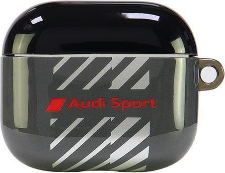 Actual product image Audi IML Sport AirPods 3 cover czarny/ black AUS-IMLAP3-RSQ/D1-BK (Headphone sleeve)