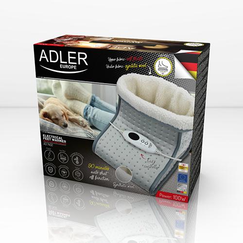 Image du produit Adler AD 7432 Couverture chauffante Couverture chauffante électrique, Peluche, Laine synthétique
